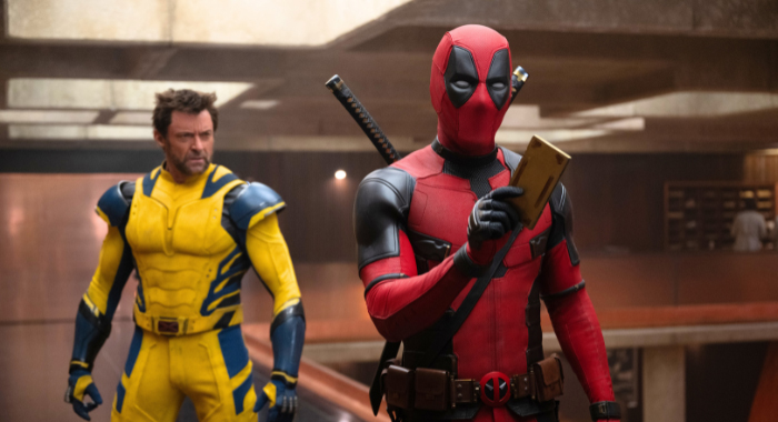 Ryan Reynolds and Hugh Jackman in Deadpool & Wolverine (2024)