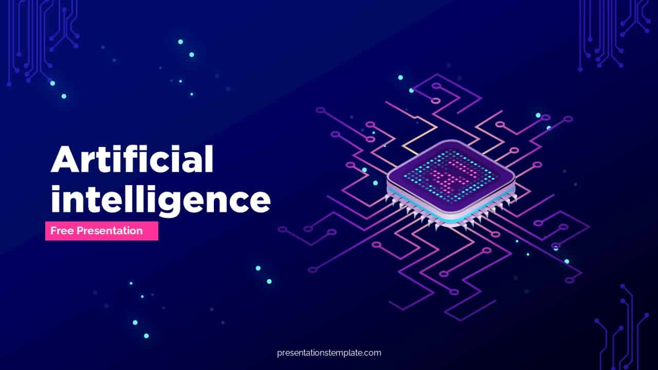 Artificial intelligence presentation, Ai ppt, ai slides, Artificial intelligence template, free ai ppt, free ai google slides