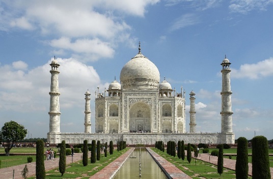 A photo of the Taj Mahal