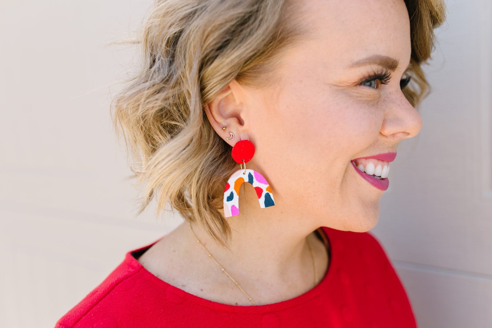 DIY Jewelry: Graphic 3D Printed Earrings Tutorial with the Silhouette Alta Plus + a tutorial featured by Top US Craft Blog + The Pretty Life Girls