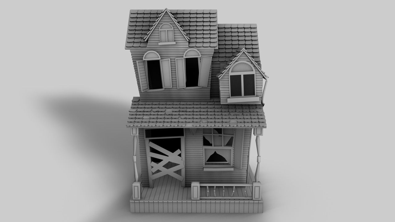 Haunted house 3d model