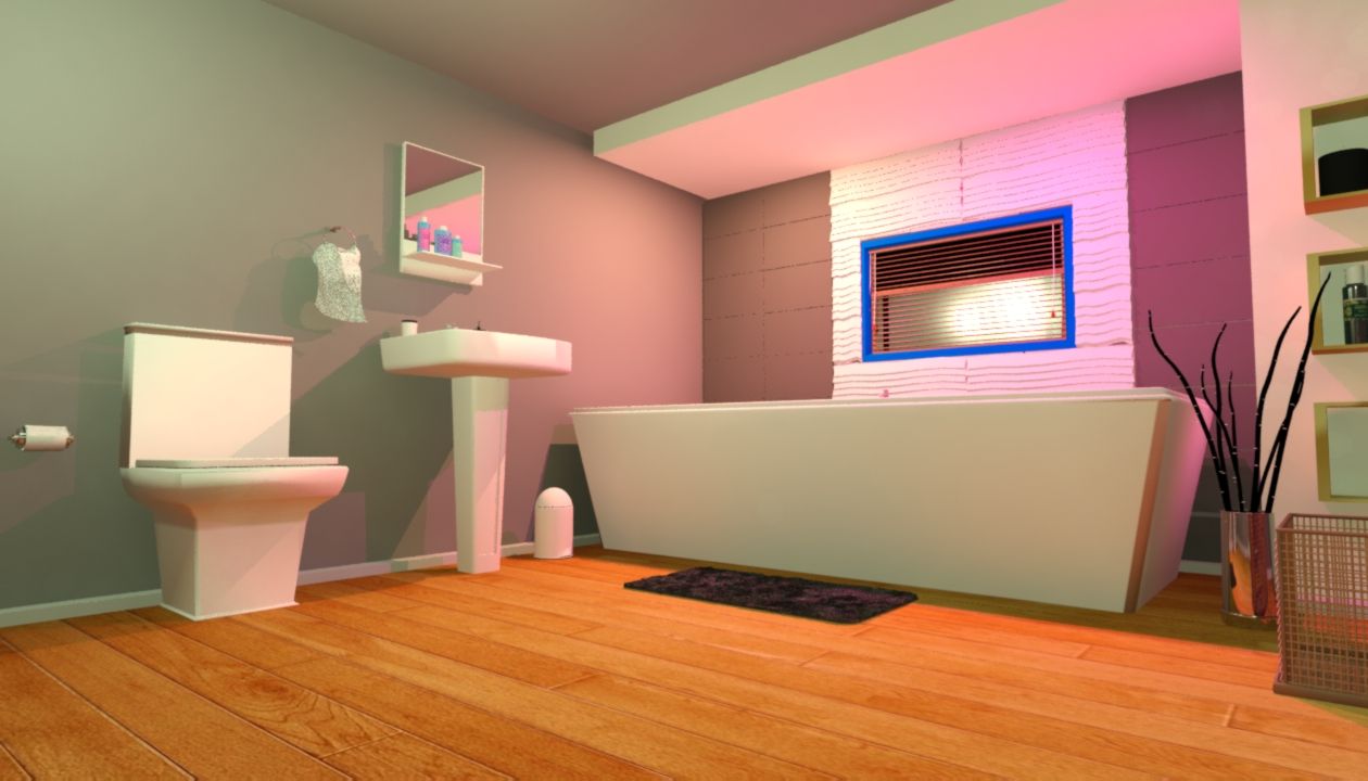 Huis interieur 3d model