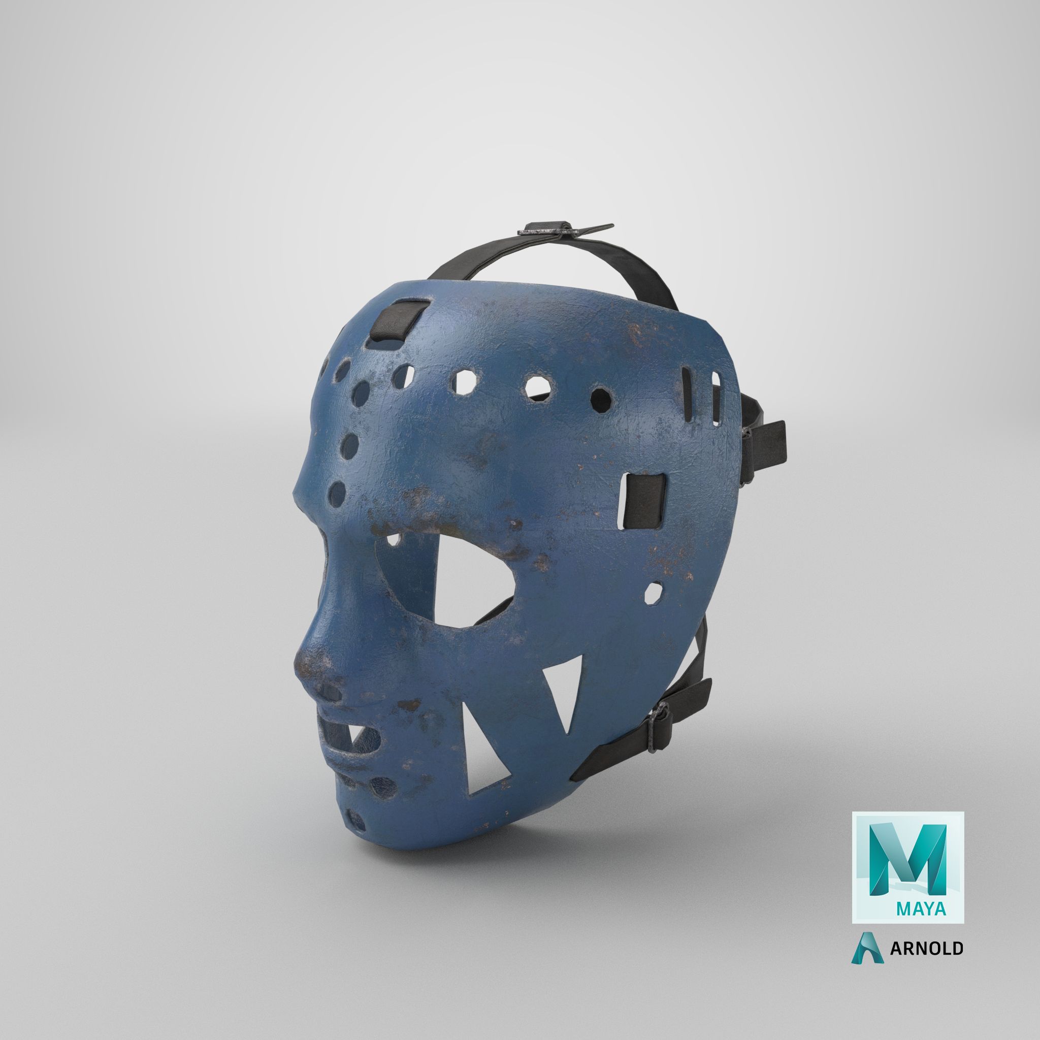 Hockey sobre hielo - Máscara de Jim Rutherford Modelo 3D $149 - .max .fbx  .c4d .ma .obj - Free3D