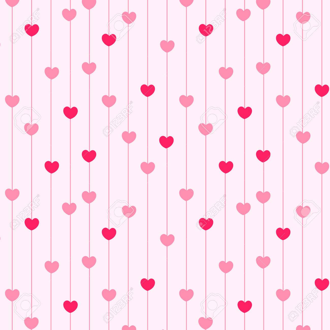 Pink Hearts Seamless Pattern Love Background Royalty Free SVG, Cliparts,  Vectors, And Stock Illustration. Image 62403511.