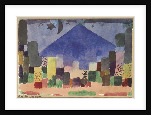 The Mountain Niesen. Egyptian Night by Paul Klee