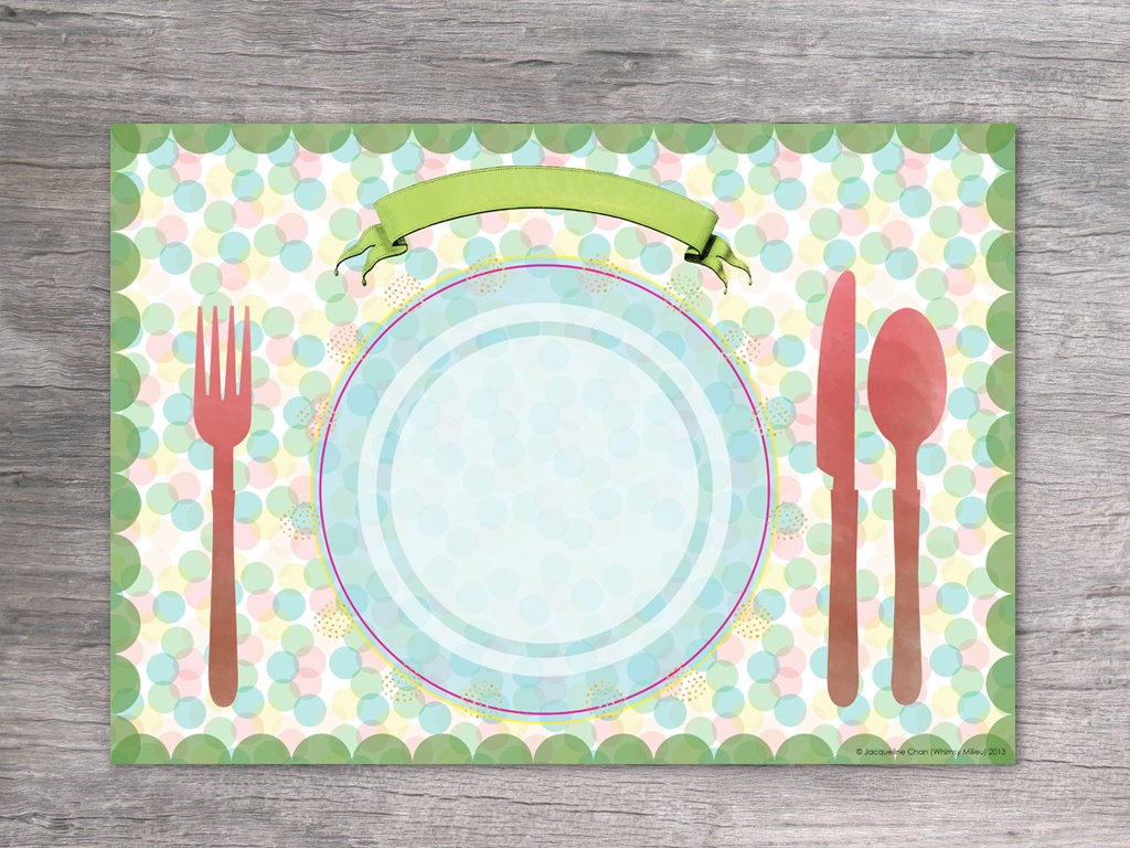 Free Christmas Printable Placemat! | Mausjournal - Free Printable Placemat Patterns