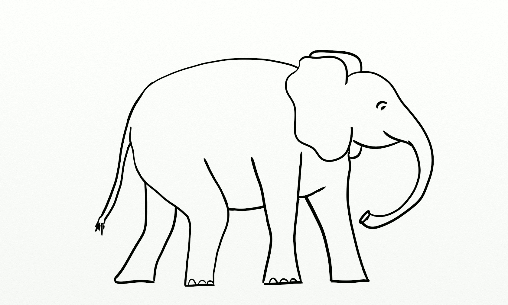 Elephant Outline