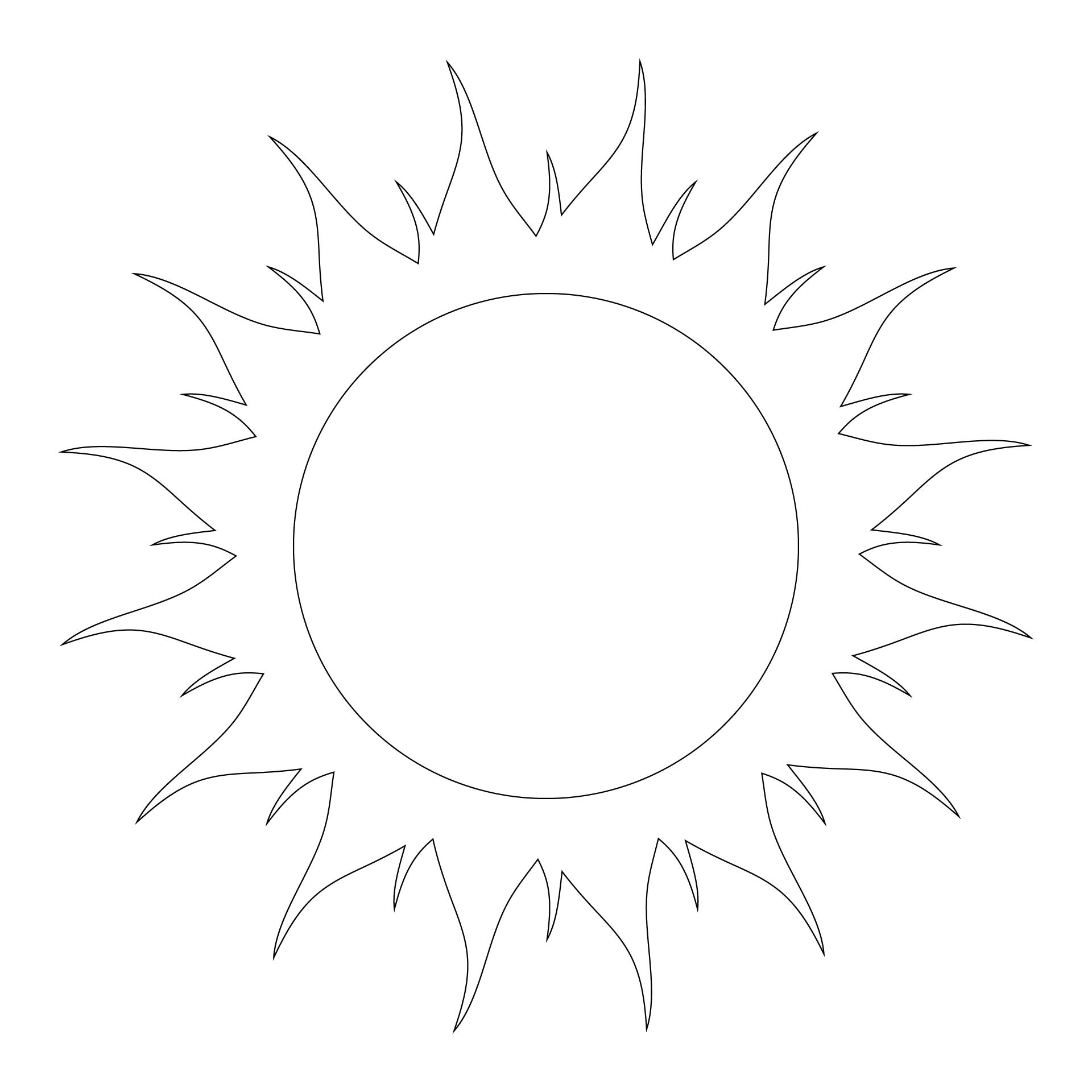 Sun Outline