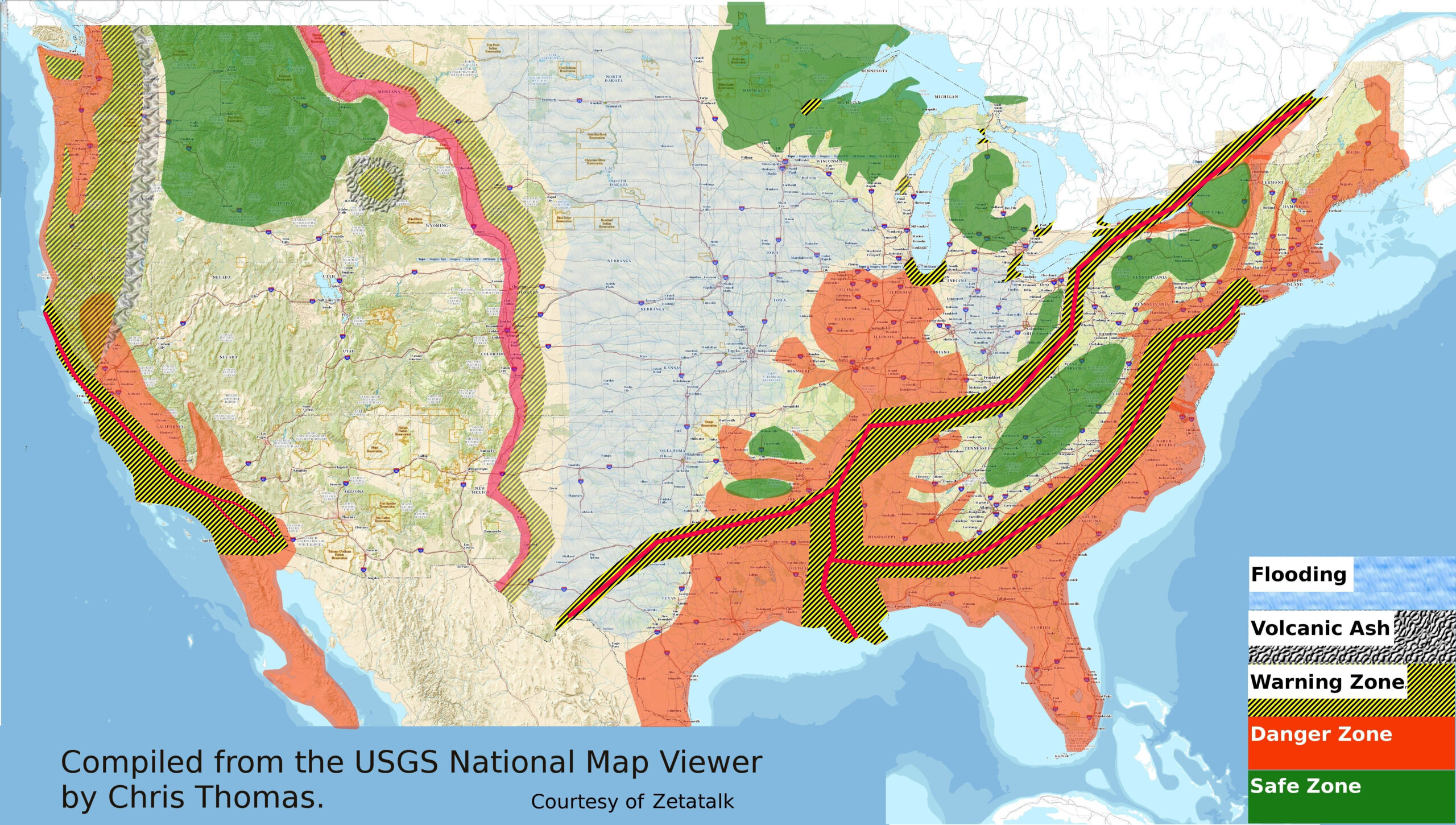 Fault Line Map Usa Kinderzimmer 2018