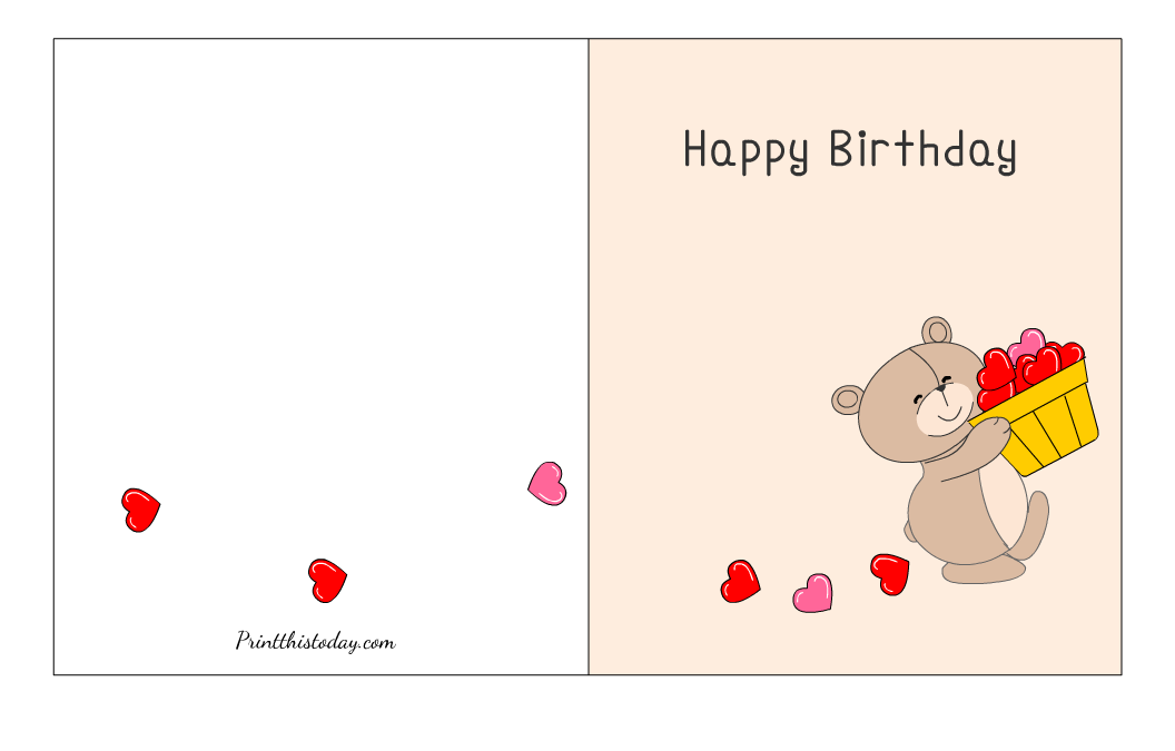 Free Printable Cute Birthday Card