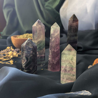 Fluorite Points Crystal Prisma Visions Shop Large 