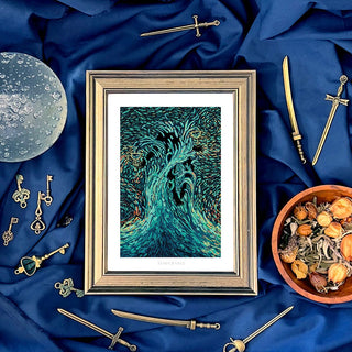 Temperance (Prisma Visions Tarot) Print James R. Eads 