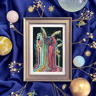 The Sun (Prisma Visions Tarot) Print James R. Eads 