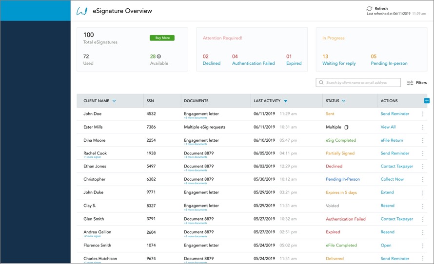 Tax Practice Workflow Chart