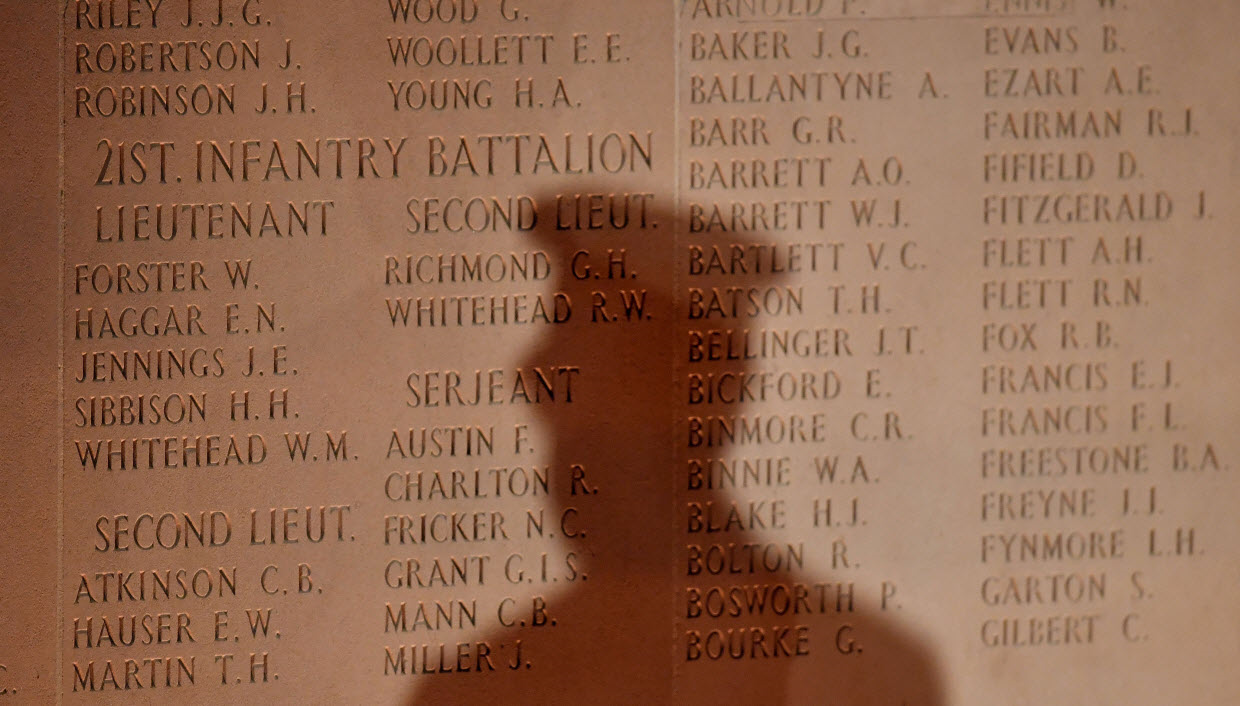 ANZAC DAY Bretonneux Memorial France