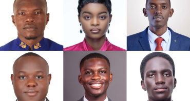 Headshots of Commonwealth Youth Council Chairperson candidates