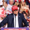 Republican presidential candidate Donald Trump holds a campaign rally in Butler