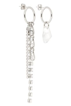 Justine Clenquet Silver Ewan Earrings