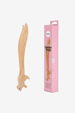 Wooden Squirrel Tongs for Toaster