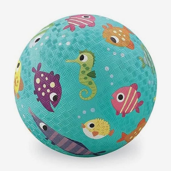 Crocodile Creek Fish 5-Inch Rubber Playground Ball