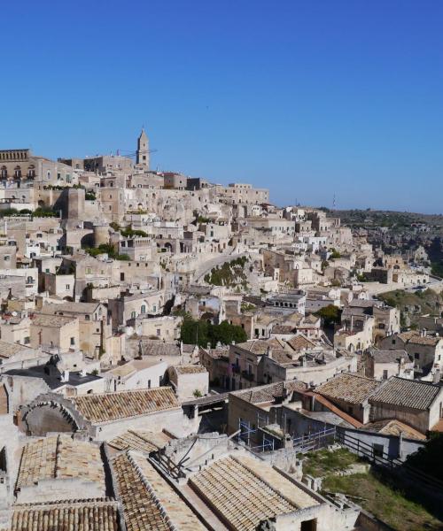 Piękny widok na miasto Matera