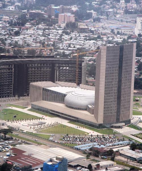 Una bonita vista de Addis Abeba