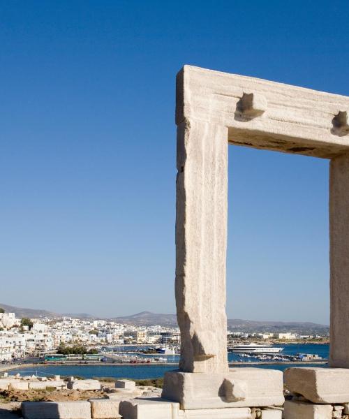 Magandang view ng Naxos Chora na malapit sa Naxos Island National Airport