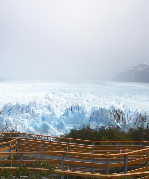 El Calafate şehrinden güzel bir manzara