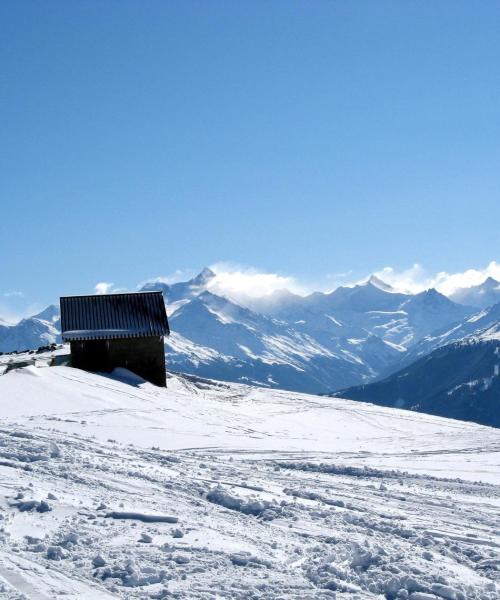 Een mooi uitzicht op Crans-Montana