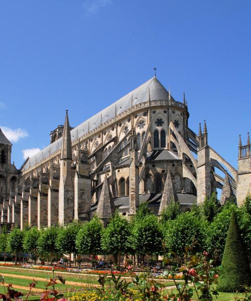 Ein schöner Blick auf Bourges