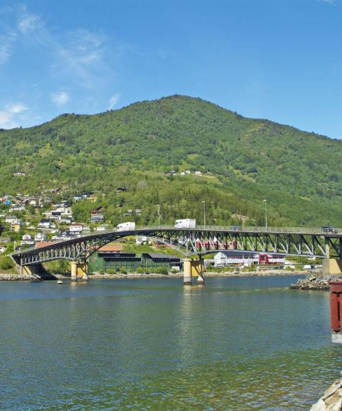 Uma bela vista de Sogndal