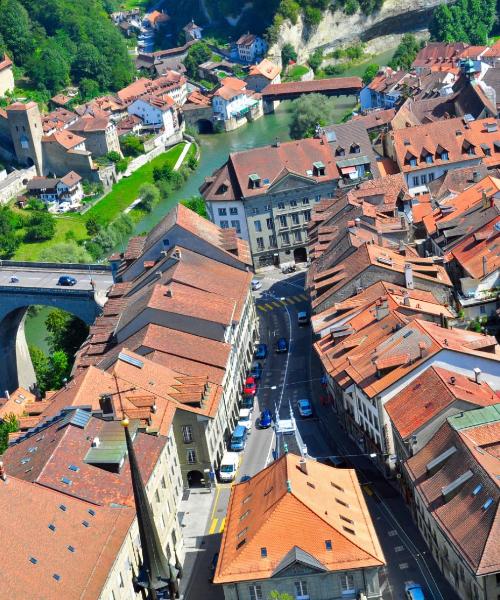 O imagine frumoasă din Fribourg