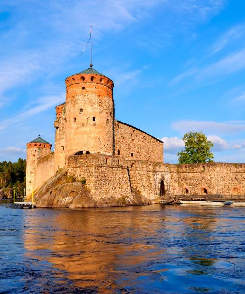 Čudovit pogled na mesto Savonlinna