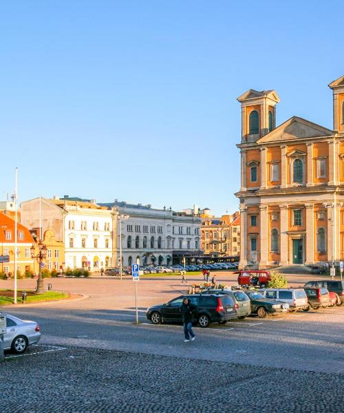 Krásny pohľad na mesto Karlskrona