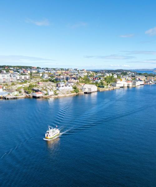 Krásny pohľad na mesto Kristiansund