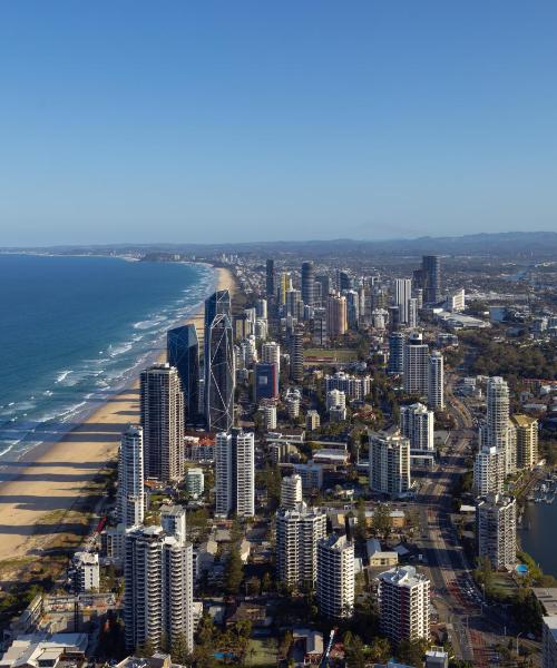 Een mooi uitzicht op Gold Coast