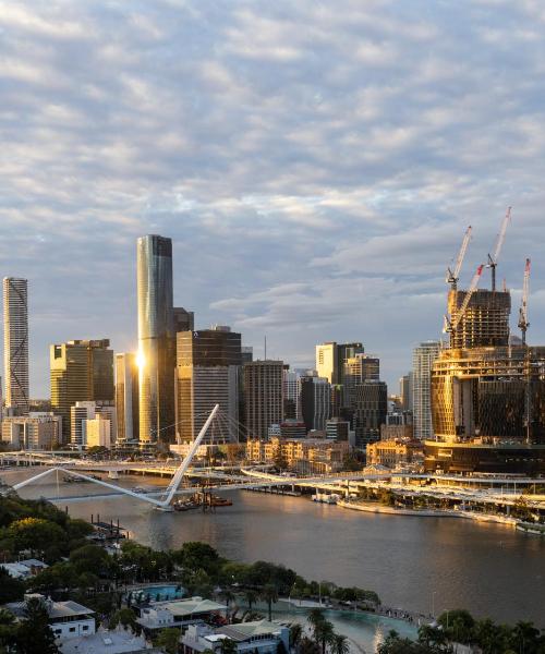 Een mooi uitzicht op Brisbane, in de buurt van Luchthaven Brisbane