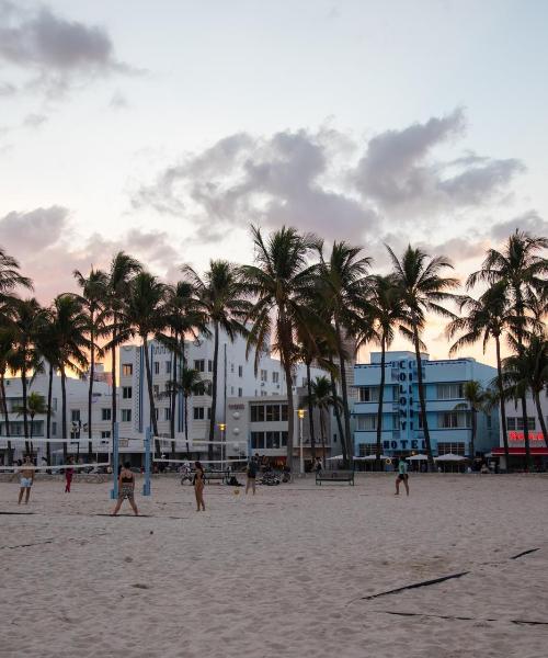 Een mooi uitzicht op Miami Beach