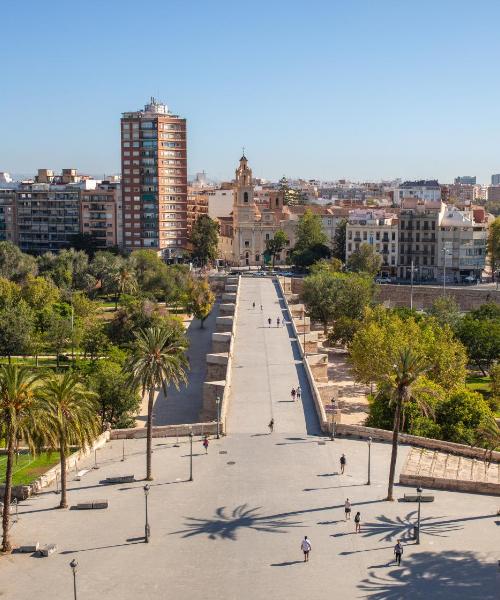 A beautiful view of Valencia serviced by Valencia Airport