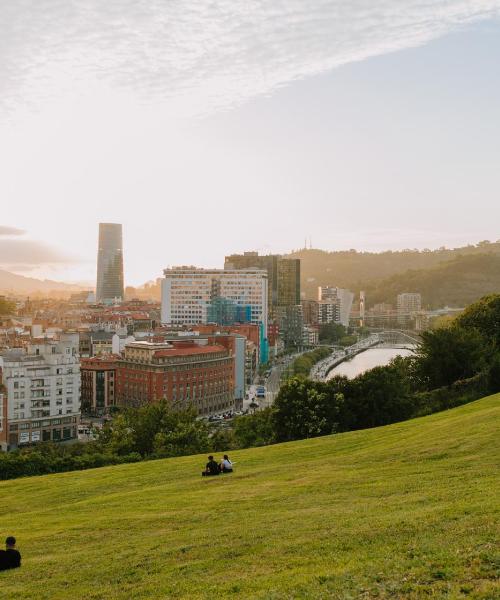 Linna Bilbao kaunis vaade