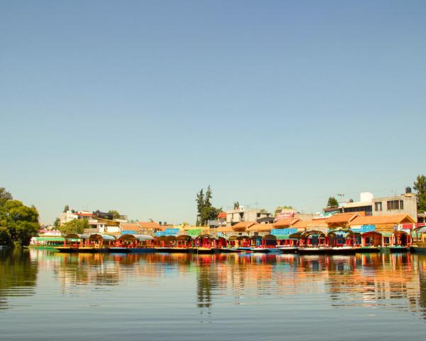 Ein schöner Blick auf Xochimilco