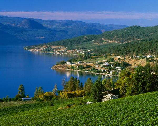 Una bellissima vista di Kelowna