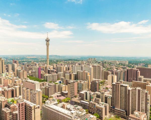 Čudovit pogled na mesto Johannesburg