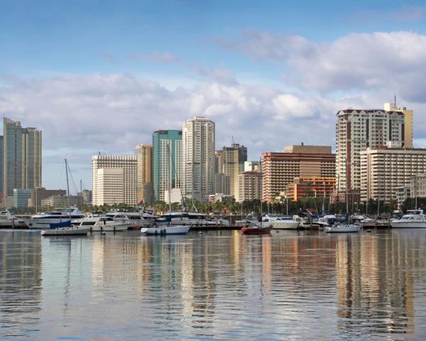 Una bonita vista de Manila