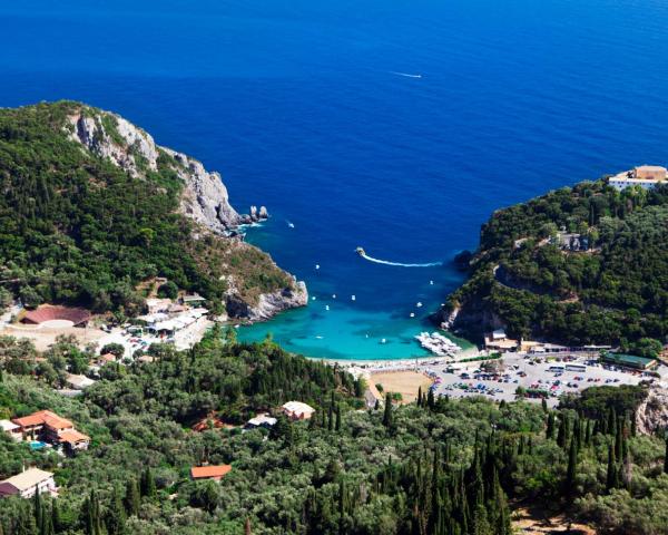 Vista espectacular de Paleokastritsa