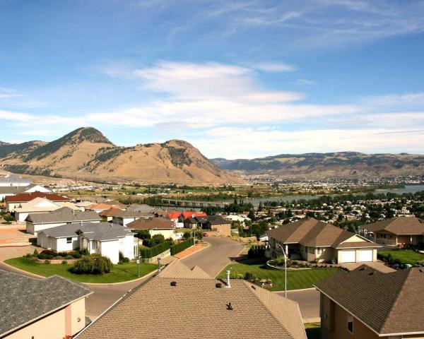 Una bellissima vista di Kamloops