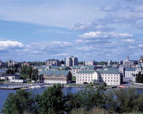 Kaunis näkymä kaupungista Kingston