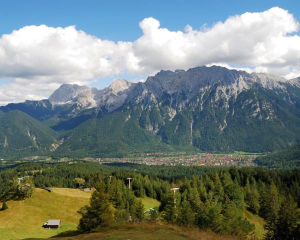 Vedere frumoasă la Mittenwald