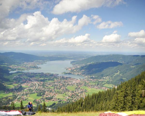 Vedere frumoasă la Tegernsee