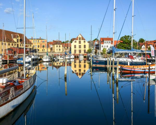 En smuk udsigt over Svenborg